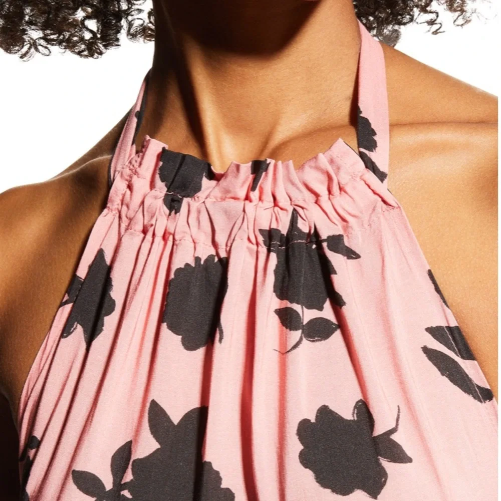 NWT Kate Spade pink maxi cover up dress